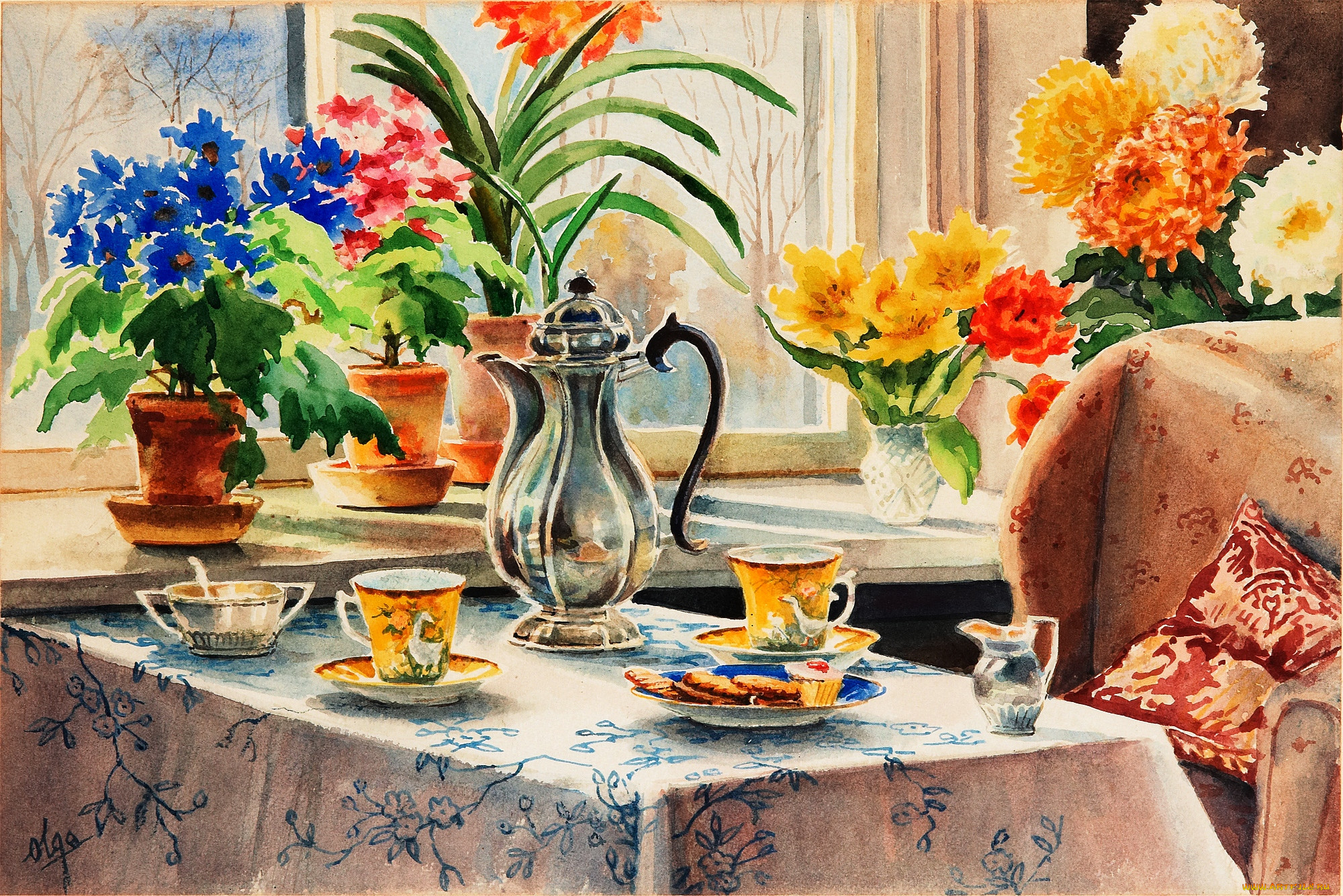 Картины Ольга Куликовская-Романова (1882-1960)
